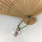 Japanese Folding Fan Vtg Sensu White Fabric Bamboo Frame Pink Flower 4D543
