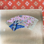 Japanese Folding Screen Byobu Panel Hina Doll Miniature Compact Furniture ID386