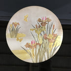 Japanese Folding Screen Byobu Panel Vtg Boy's Day Decoration Swan FL64