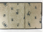 Japanese Folding Screen Byobu Panel Vtg Hina Doll Furniture Gold ID474