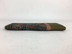 Japanese Folk Craft Fabric Long Wallet Vtg Coin Purse Zipper Pink Flower KB35