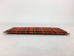 Japanese Folk Craft Fabric Long Wallet Vtg Tumugi Textile Vertical Stripes KB47