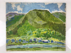 Japanese Forest Mountain Oil Painting Landscape Original Yoshihiro Hagino FL158