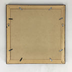 Japanese Framed Kakejiku Paper Vtg Calligraphy Kanji Black Ink Silk FL54