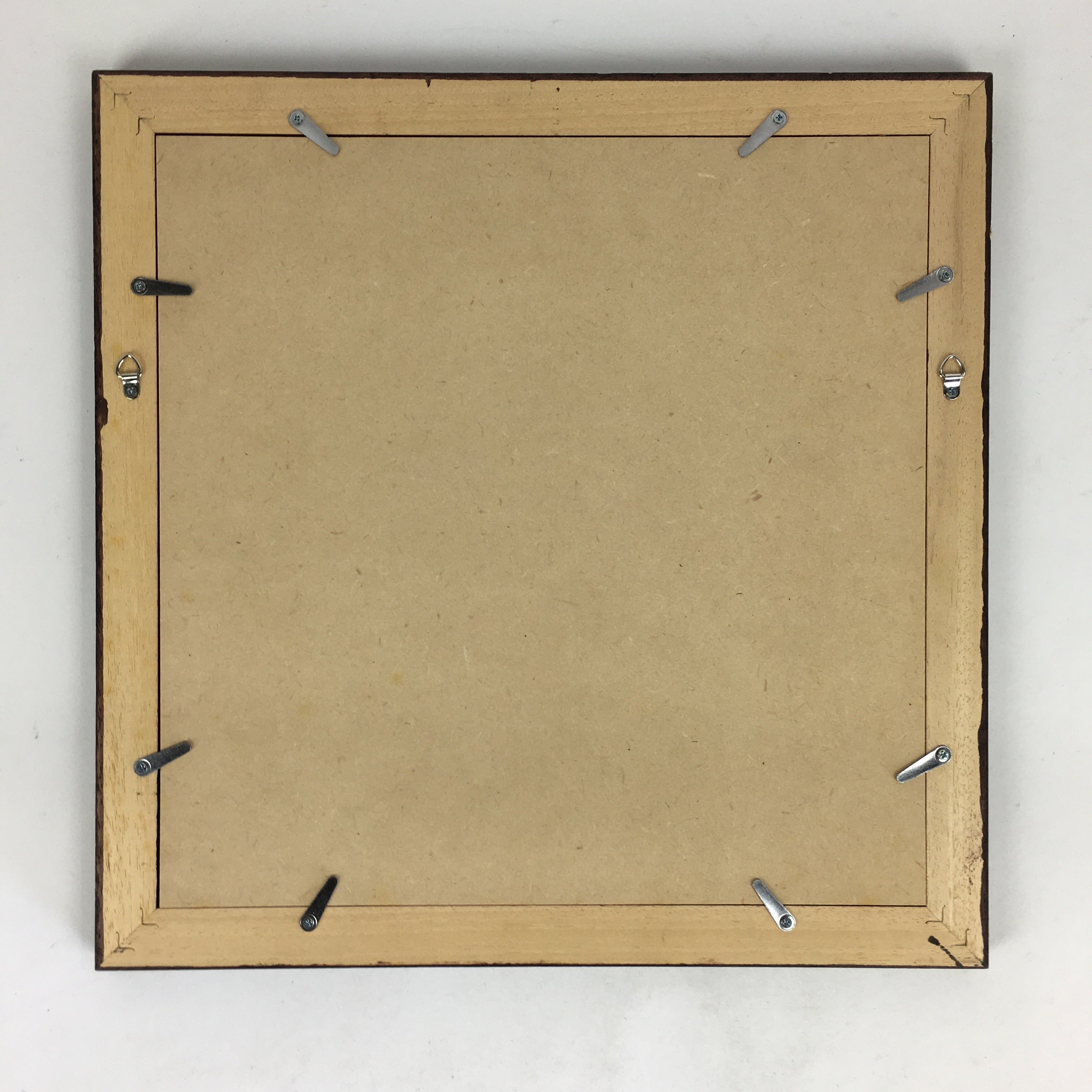 Japanese Framed Kakejiku Paper Vtg Calligraphy Kanji Black Ink Silk FL54