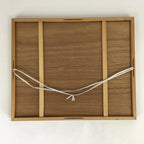 Japanese Framed Washi Paper Formwork Dyeing Vtg Kata-e Zome Blue FL58