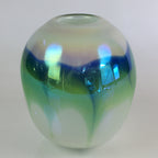 Japanese Glass Flower Vase Kabin Vtg Flower Arrangement Ikebana FV995