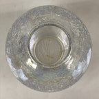 Japanese Glass Flower Vase Kabin Vtg Flower Arrangement Ikebana Kado PX655