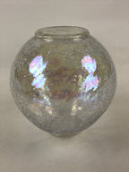 Japanese Glass Flower Vase Kabin Vtg Flower Arrangement Ikebana Kado PX655