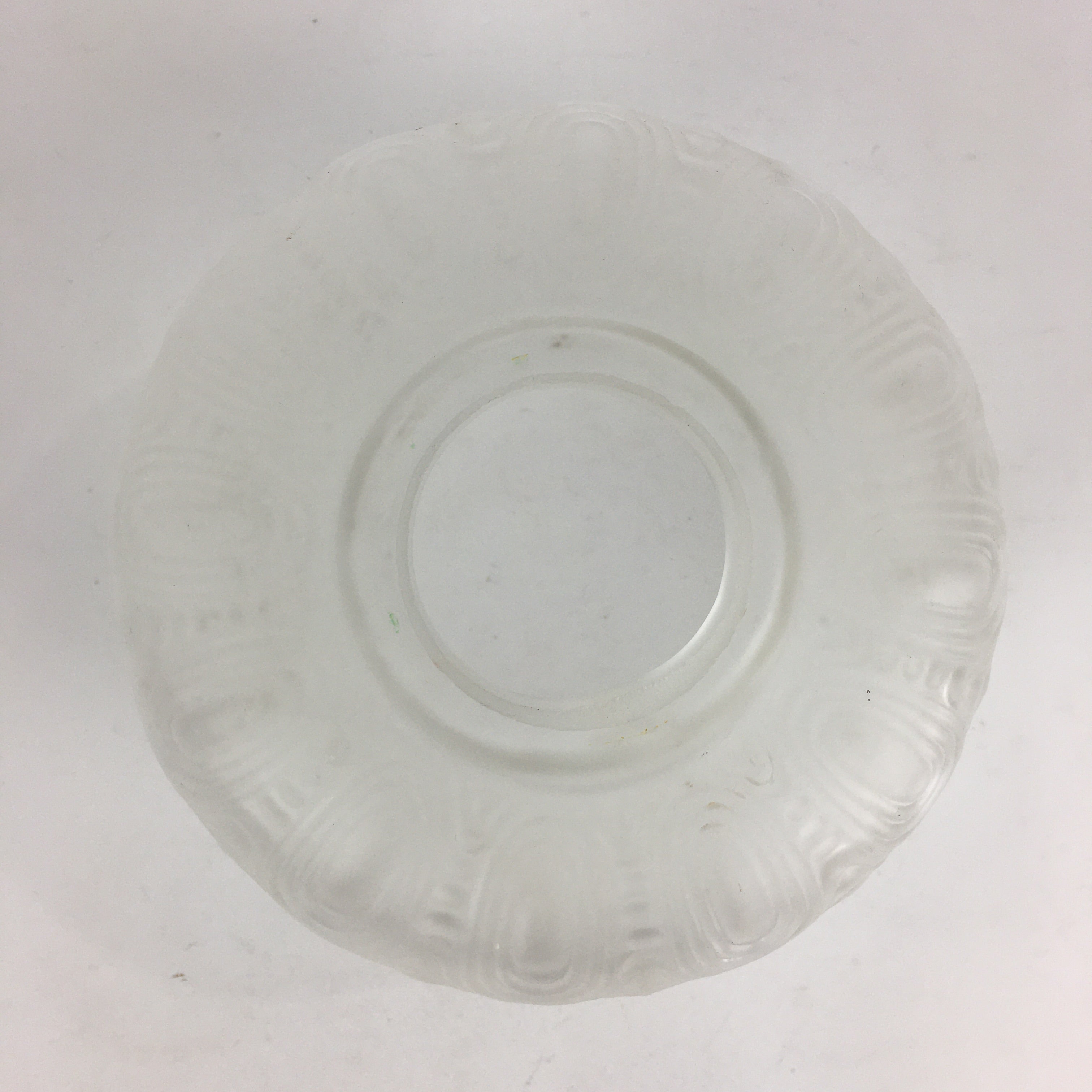 Japanese Glass Lamp Shade Vtg Bulb Cover Frosted Glass JK362