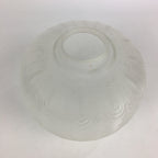 Japanese Glass Lamp Shade Vtg Bulb Cover Frosted Glass JK362