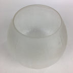 Japanese Glass Lamp Shade Vtg Bulb Cover Frosted Glass JK362