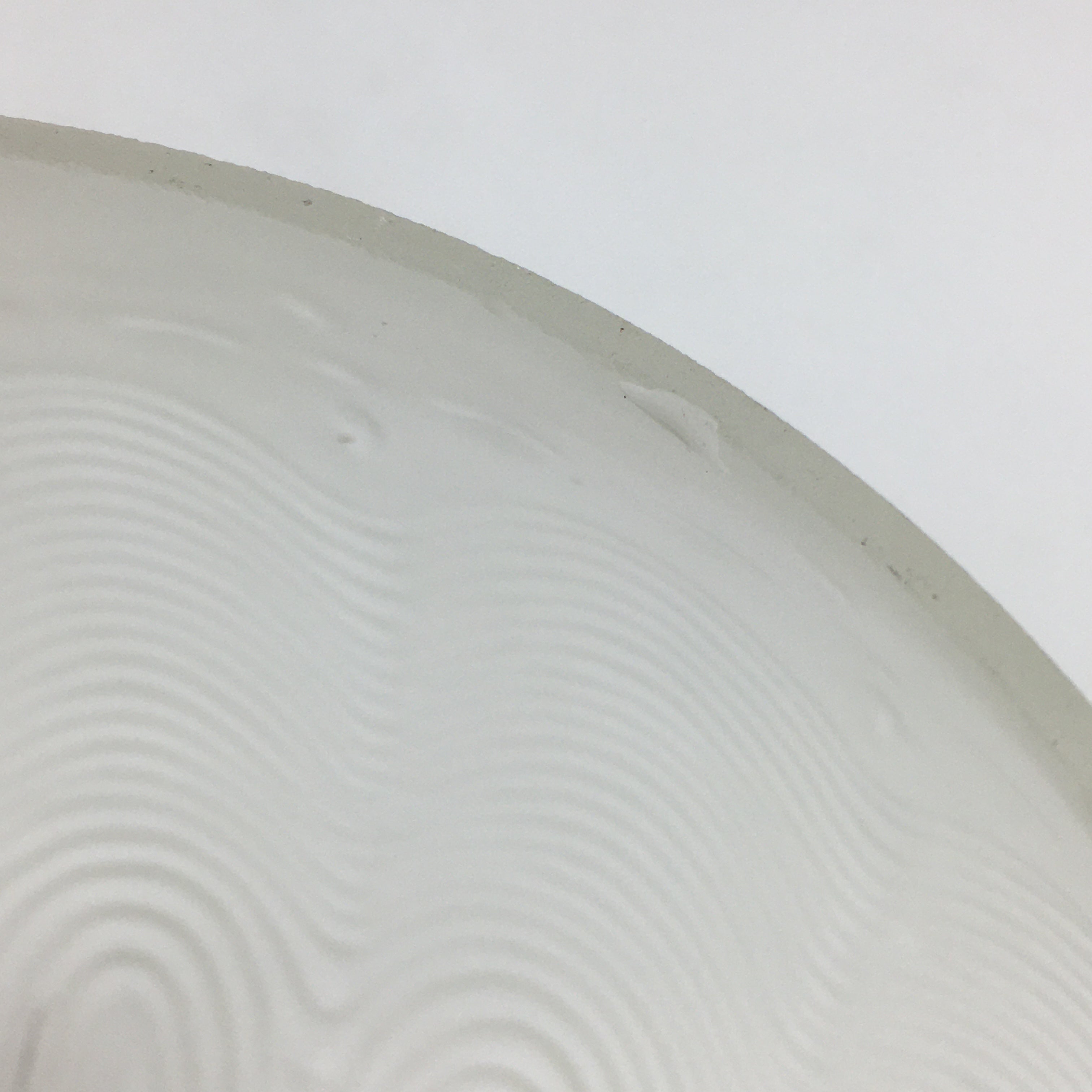Japanese Glass Lamp Shade Vtg Bulb Cover Frosted Glass JK363