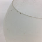 Japanese Glass Lamp Shade Vtg Bulb Cover Frosted Glass JK364