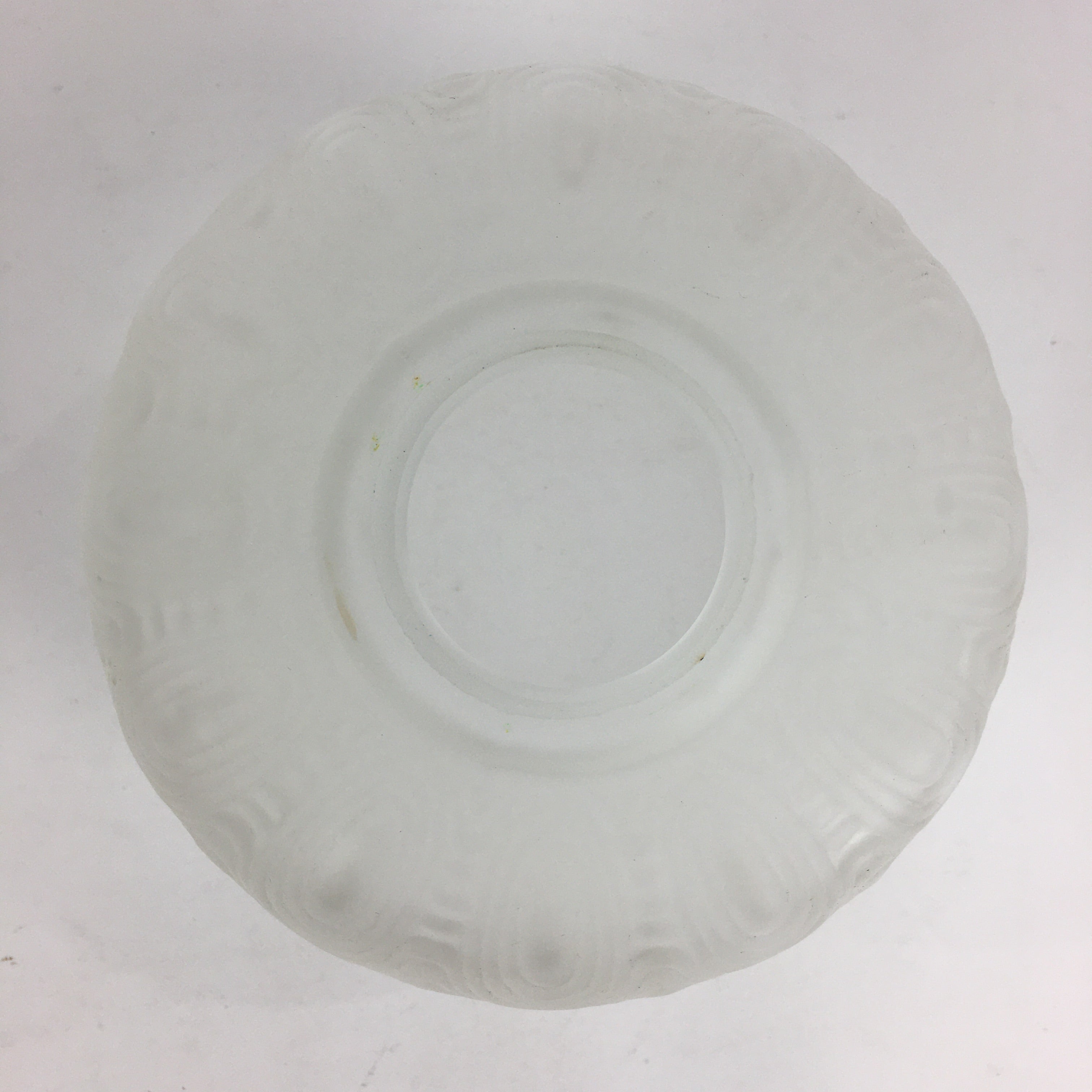 Japanese Glass Lamp Shade Vtg Bulb Cover Frosted Glass JK364