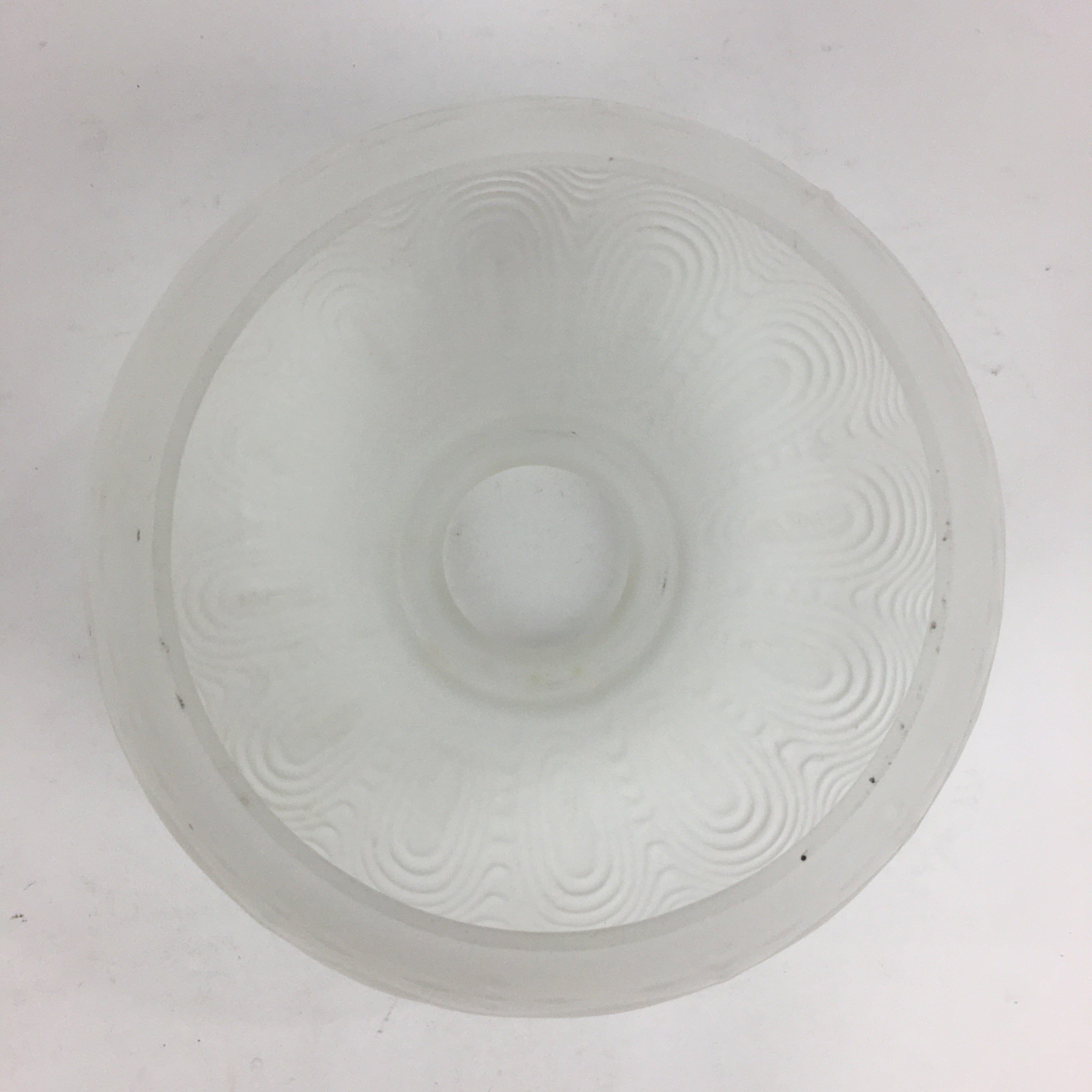 Japanese Glass Lamp Shade Vtg Bulb Cover Frosted Glass JK364
