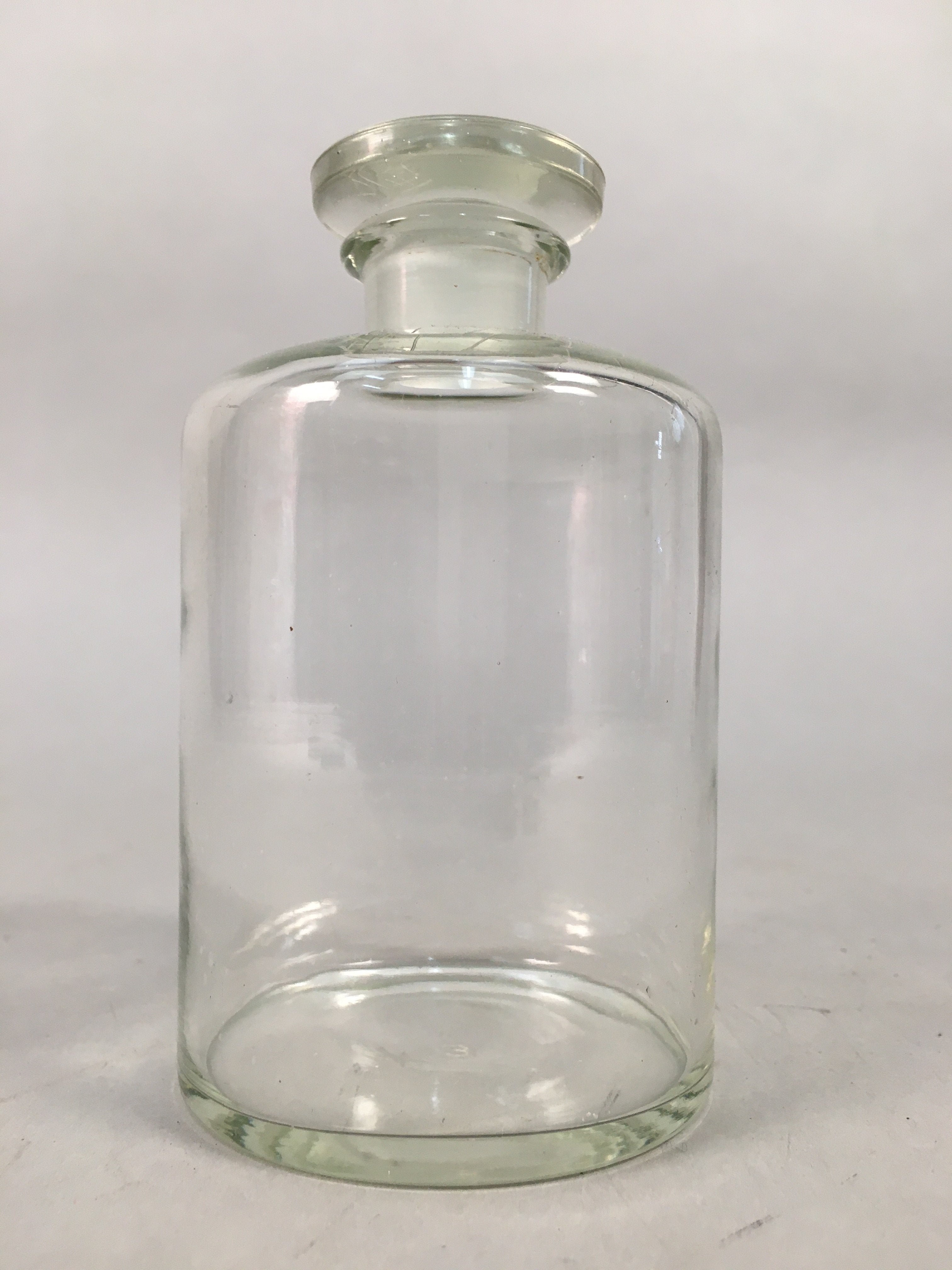 Japanese Glass Medicine Bottle Vtg Military WW2 Army TS256