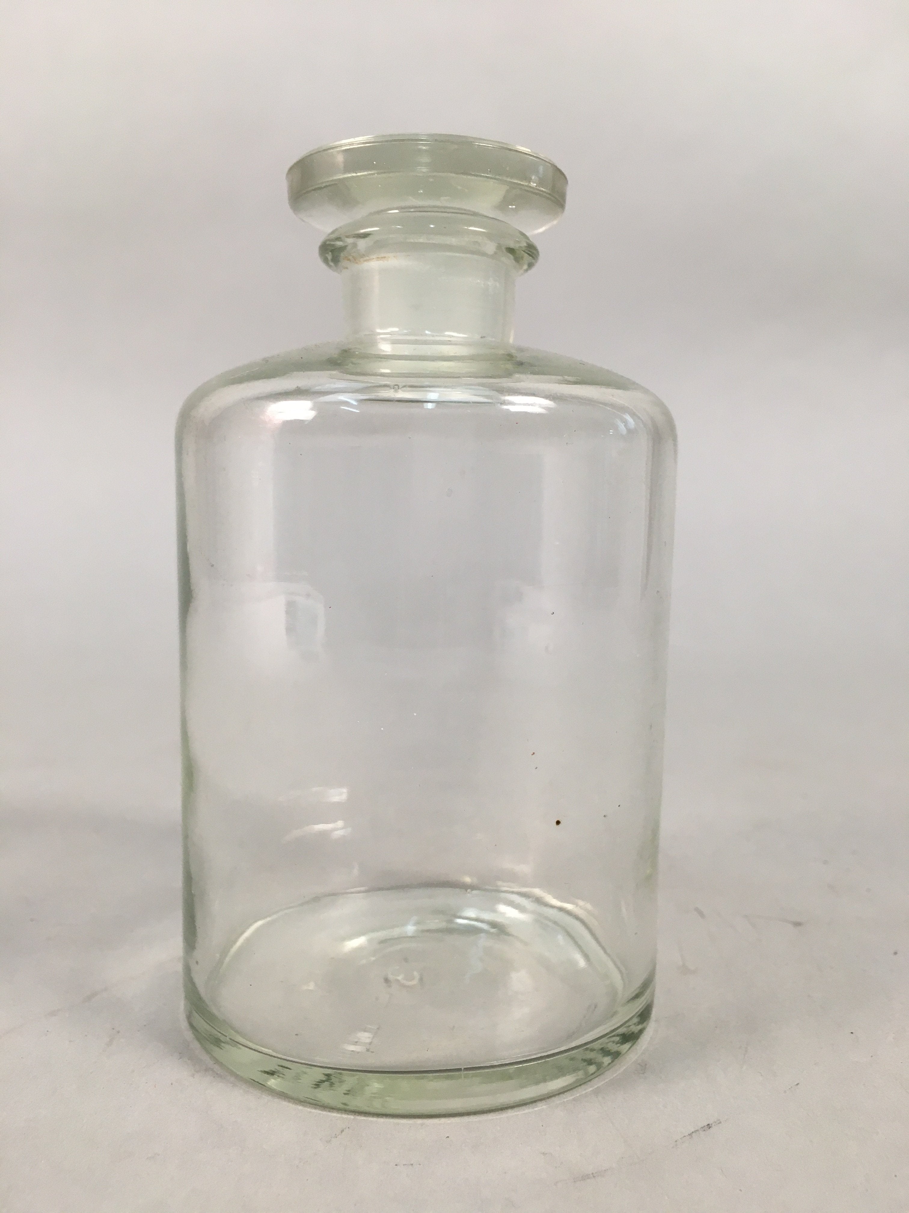 Japanese Glass Medicine Bottle Vtg Military WW2 Army TS256