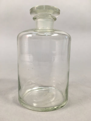 Japanese Glass Medicine Bottle Vtg Military WW2 Army TS256