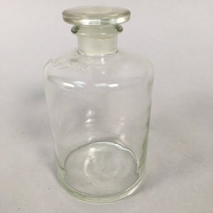 Japanese Glass Medicine Bottle Vtg Military WW2 Army TS256