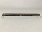 Japanese Glass Paperweight Vtg Semi-Cylindrical Stick Brown Gold JK171