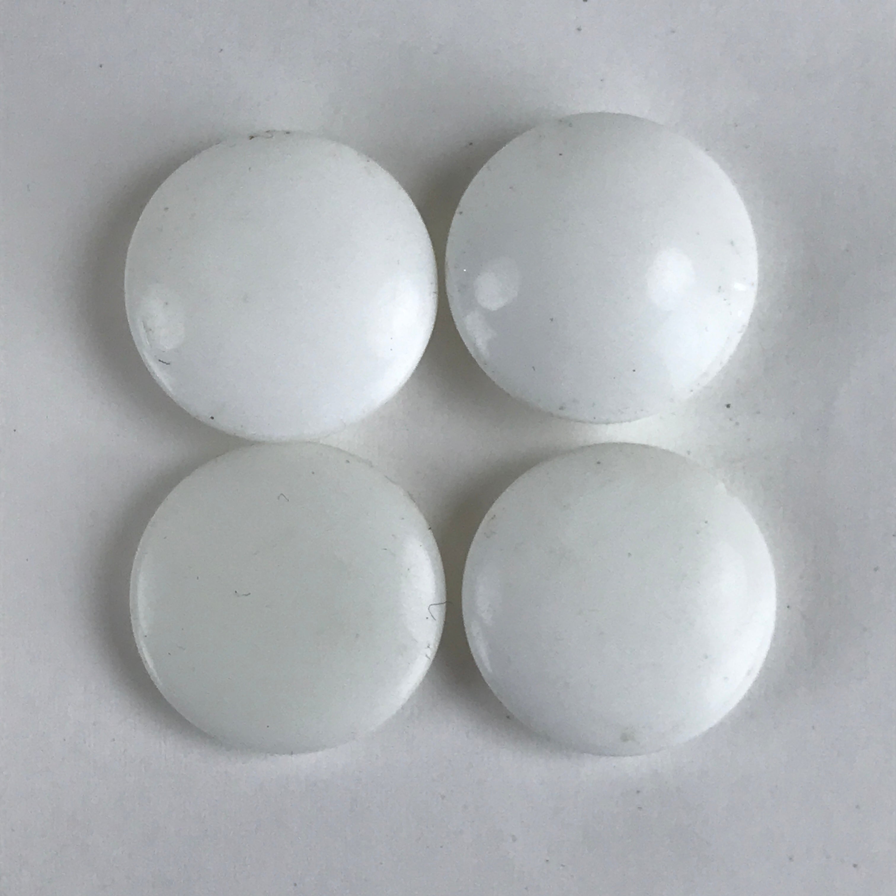 Japanese Go Stone Goishi Game Piece Set Vtg Brown Bowl Black White GO79