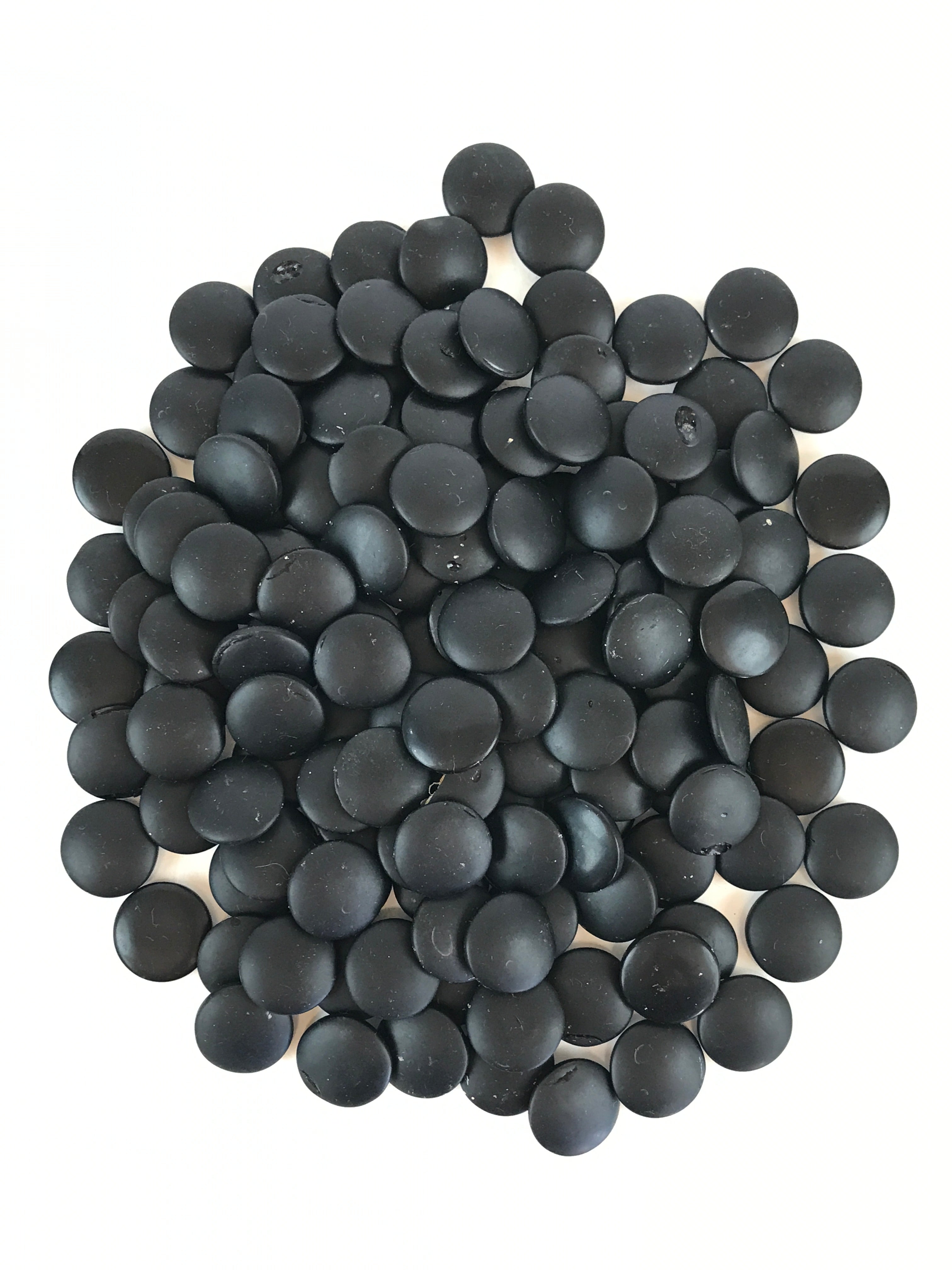 Japanese Go Stone Goishi Game Piece Set Vtg Dark Brown Bowl Black Whit ...