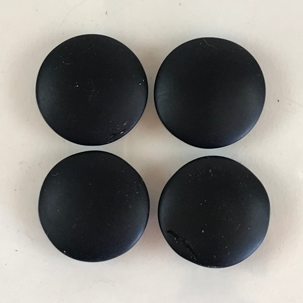 Japanese Go Stone Goishi Game Piece Set Vtg Dark Brown Bowl Black White GO78