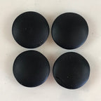 Japanese Go Stone Goishi Game Piece Set Vtg Dark Brown Bowl Black White GO78