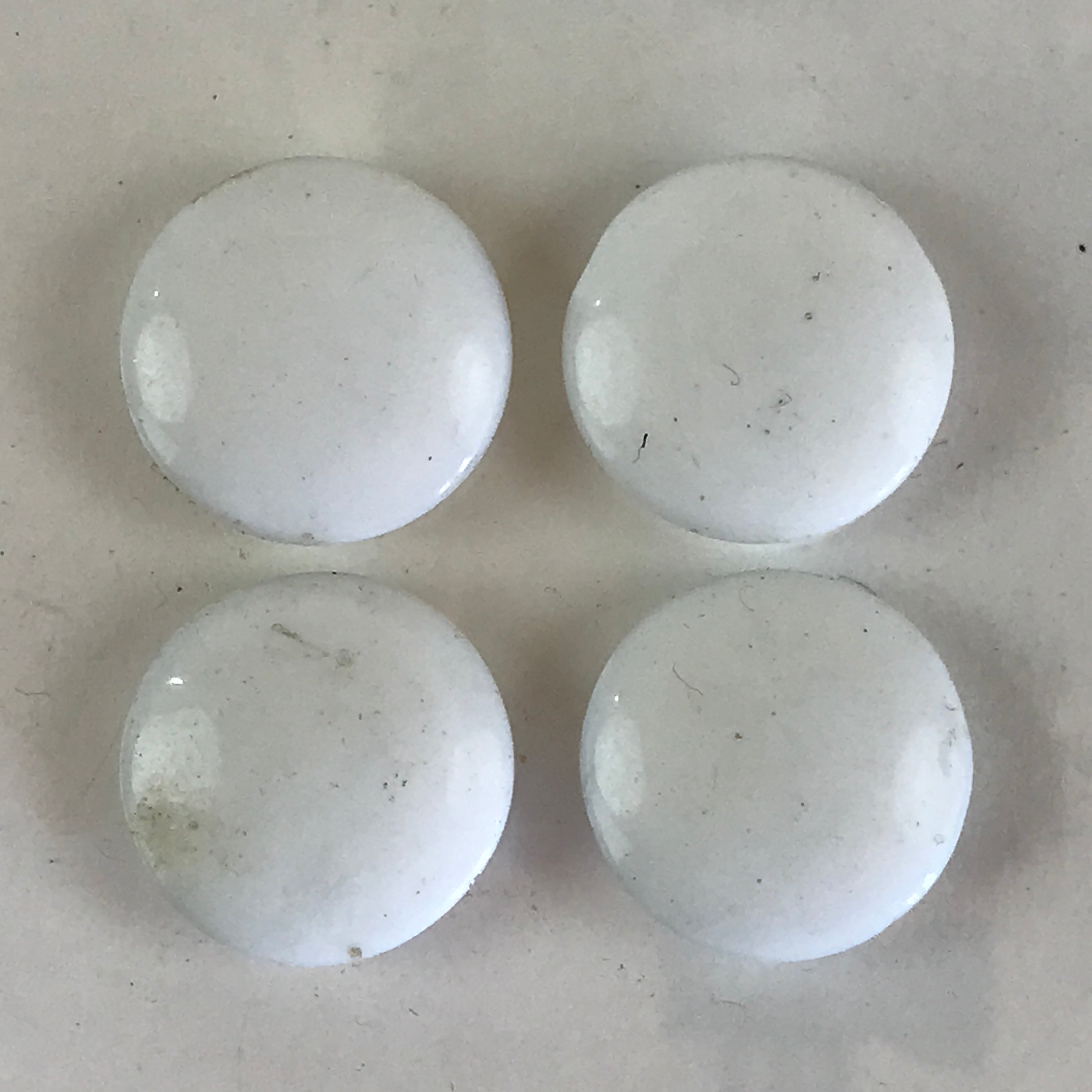 Japanese Go Stone Goishi Game Piece Set Vtg Dark Brown Bowl Black Whit ...