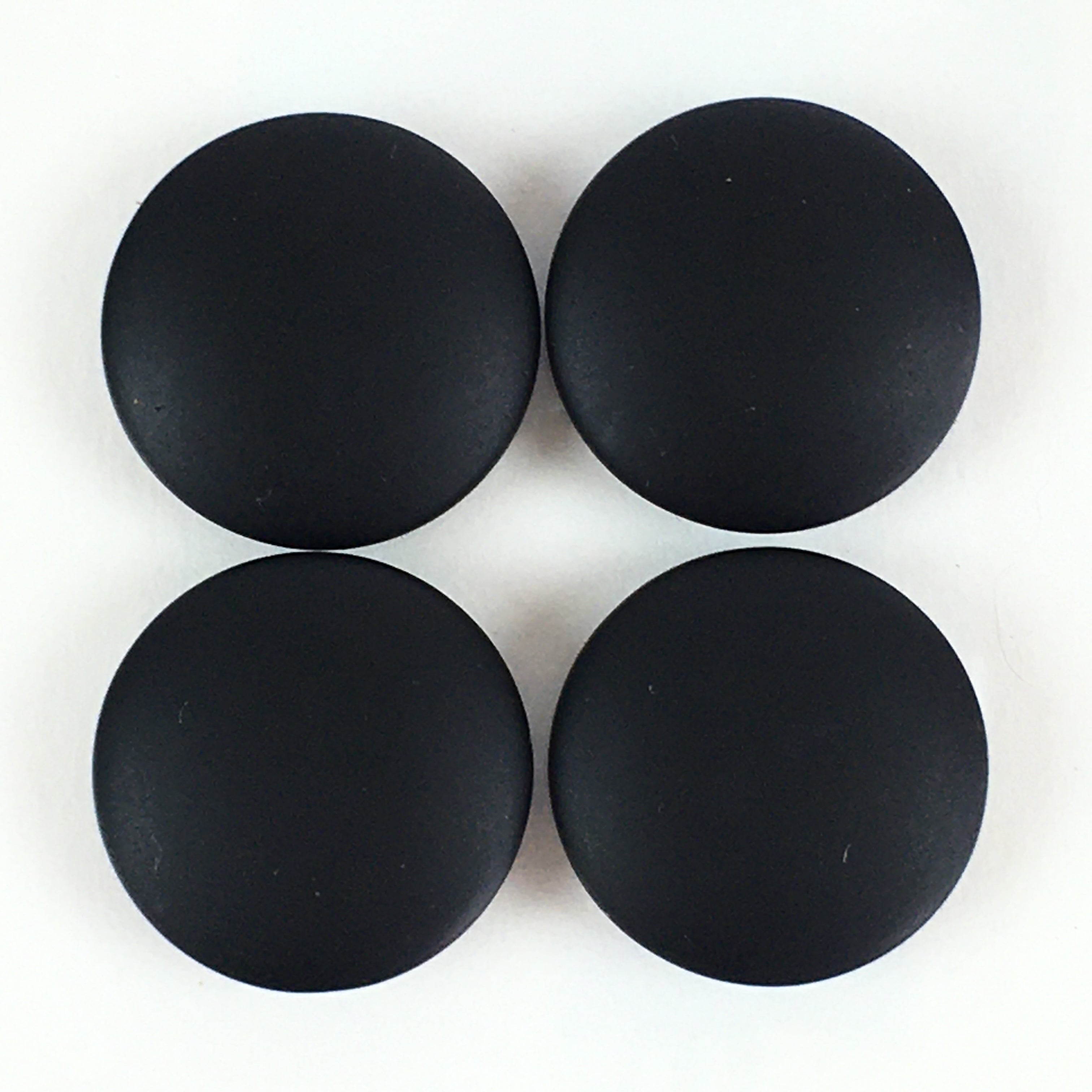 Japanese Go Stone Vtg Goishi Game Piece Set Dark Brown Bowl Black White GO71