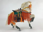Japanese Gogatsu Ningyo Doll White Horse Vtg Boy's Day Festival Figurine ID499