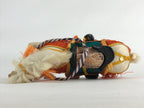 Japanese Gogatsu Ningyo Doll White Horse Vtg Boy's Day Festival Figurine ID499