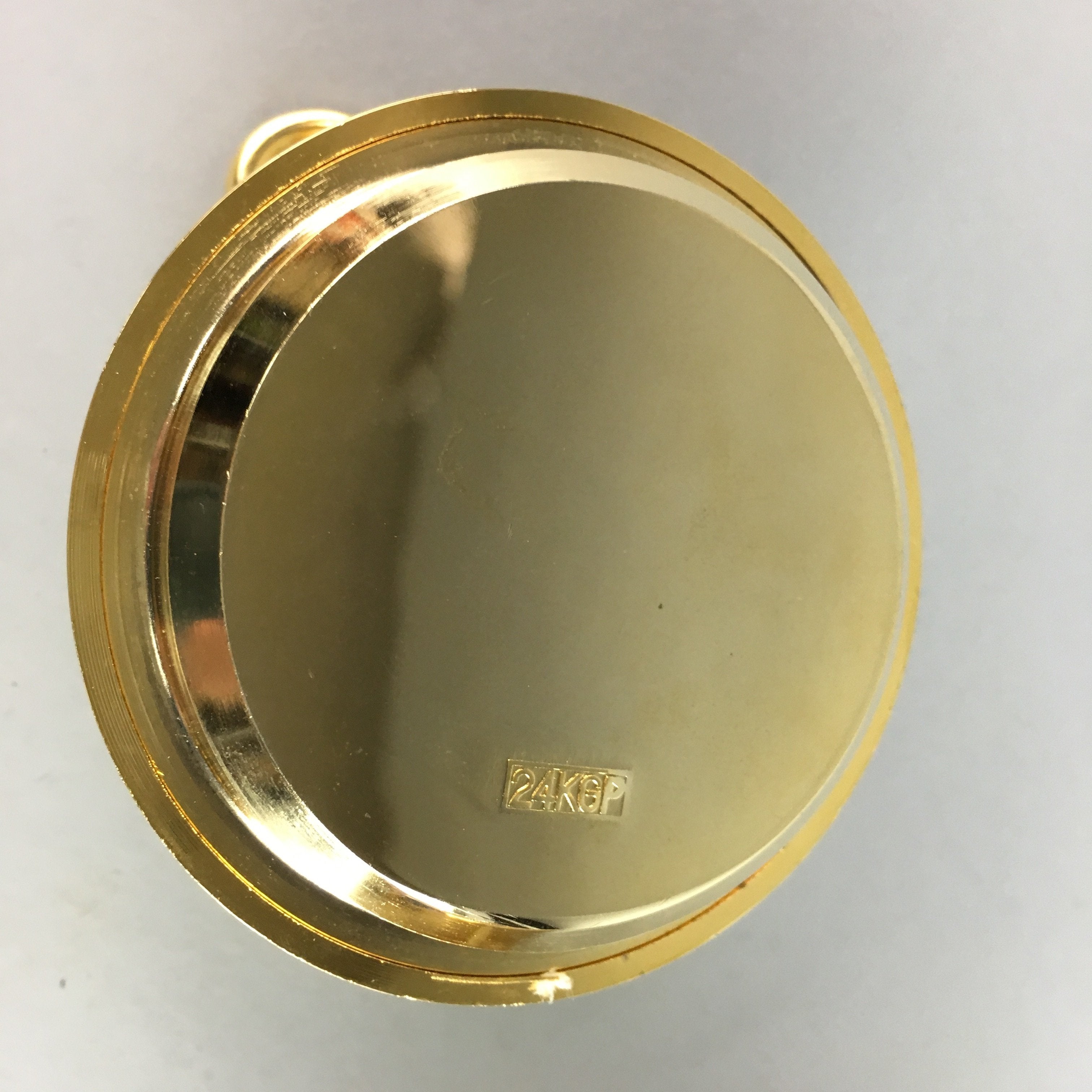 Japanese Gold Plated Metal Kettle Vtg Display Chagama Ornament Okimono BD473