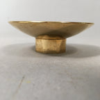 Japanese Gold Plated Sake Drinking Cup Vtg Copper Sakazuki Guinomi GU744