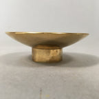 Japanese Gold Plated Sake Drinking Cup Vtg Copper Sakazuki Guinomi GU744