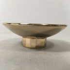Japanese Gold Plated Sake Drinking Cup Vtg Copper Sakazuki Guinomi Monkey GU747