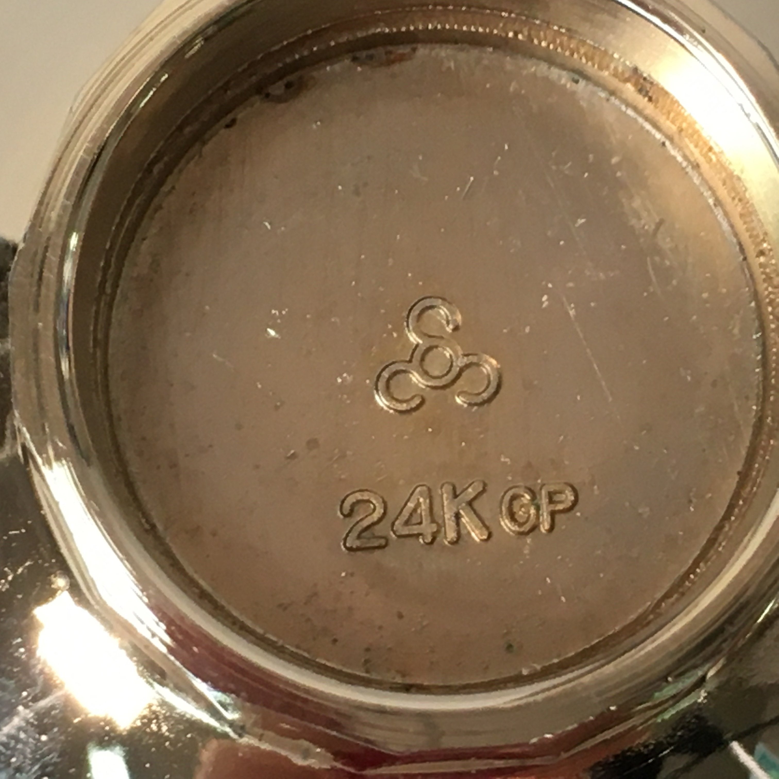 Japanese Gold Plated Sake Drinking Cup Vtg Copper Sakazuki Guinomi Monkey GU747