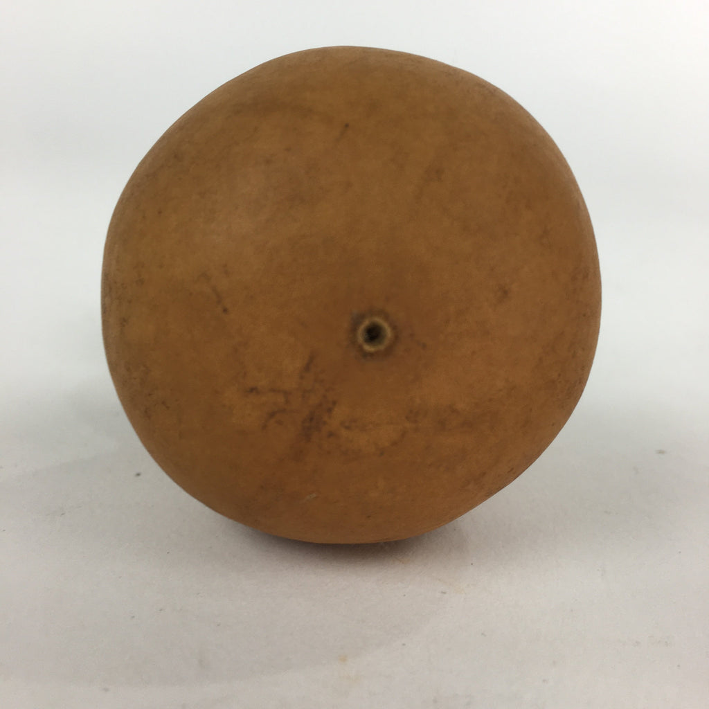 Japanese Gourd Display Ornament Vtg Lucky Charm Ornament Natural Brown G231