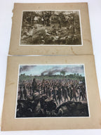 Japanese Greater East Asia War Vtg Army Operation Record Book Of Prints AB104
