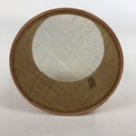 Japanese Green Tea Powder Sieve Vtg Tea Ceremony Matcha Furui Wood TG155