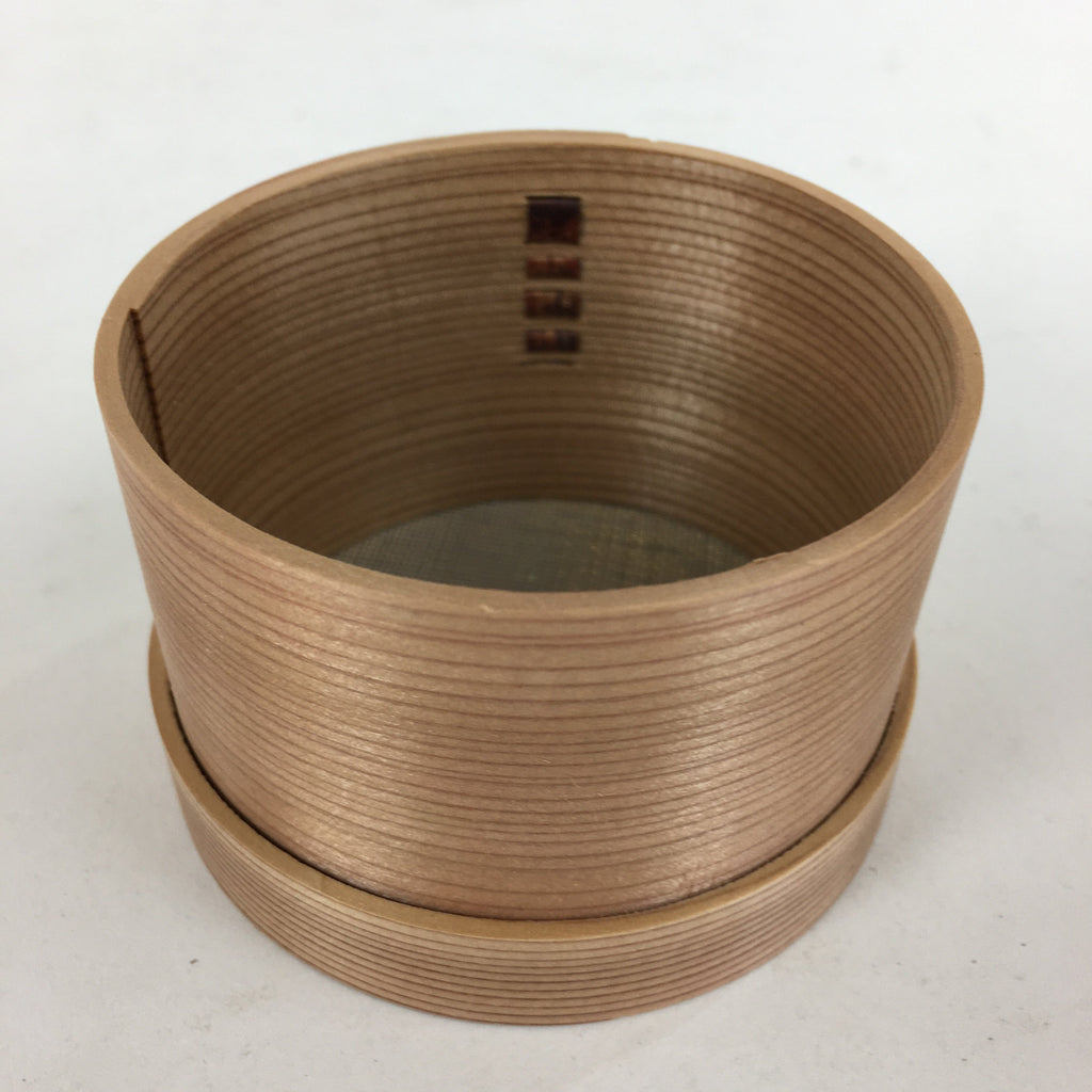Japanese Green Tea Powder Sieve Vtg Tea Ceremony Matcha Furui Wood TG155