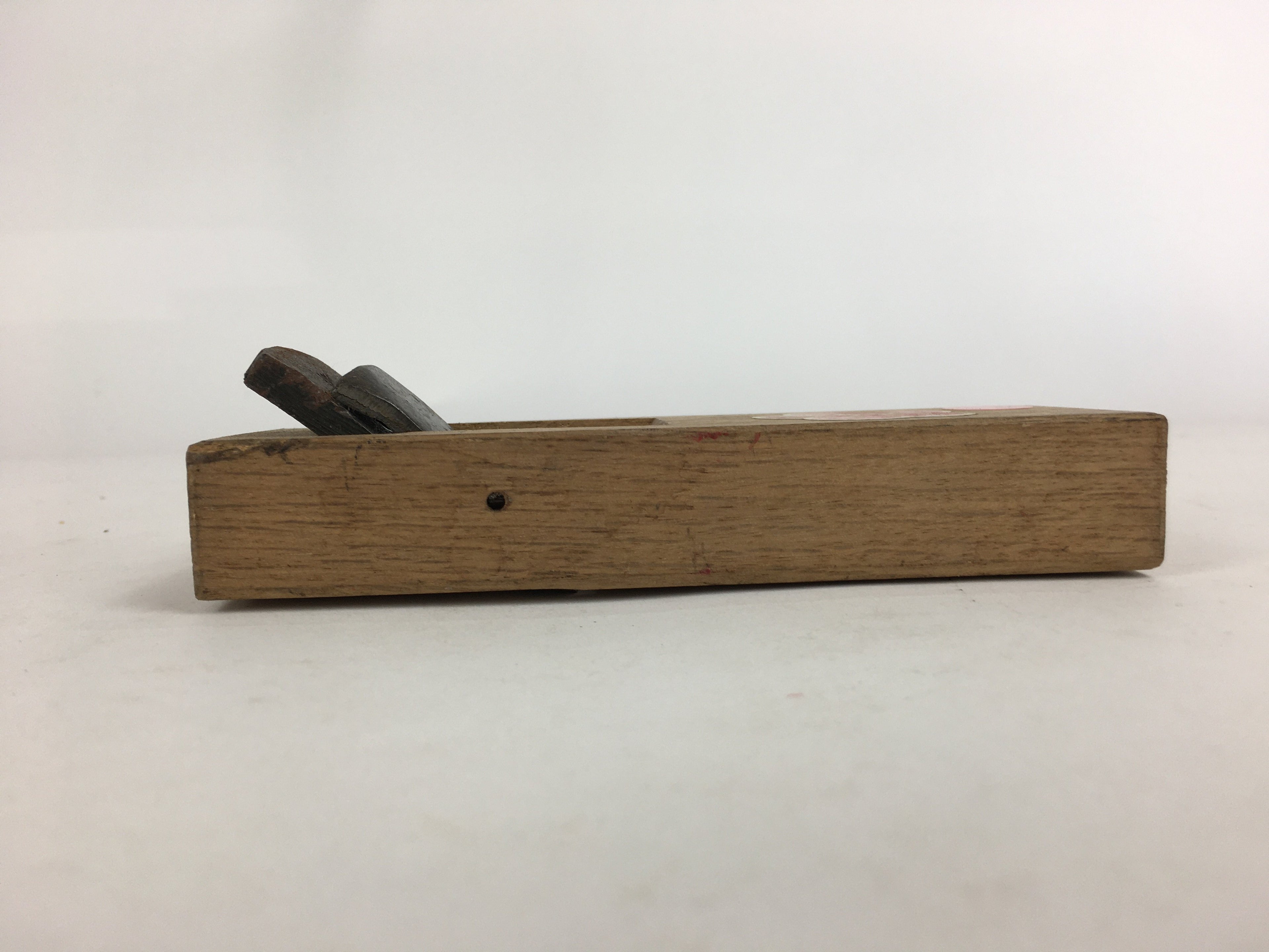 Japanese Hand Plane Hira Kanna Smoothing Vtg Wood Tool 30mm Steel Blade K424