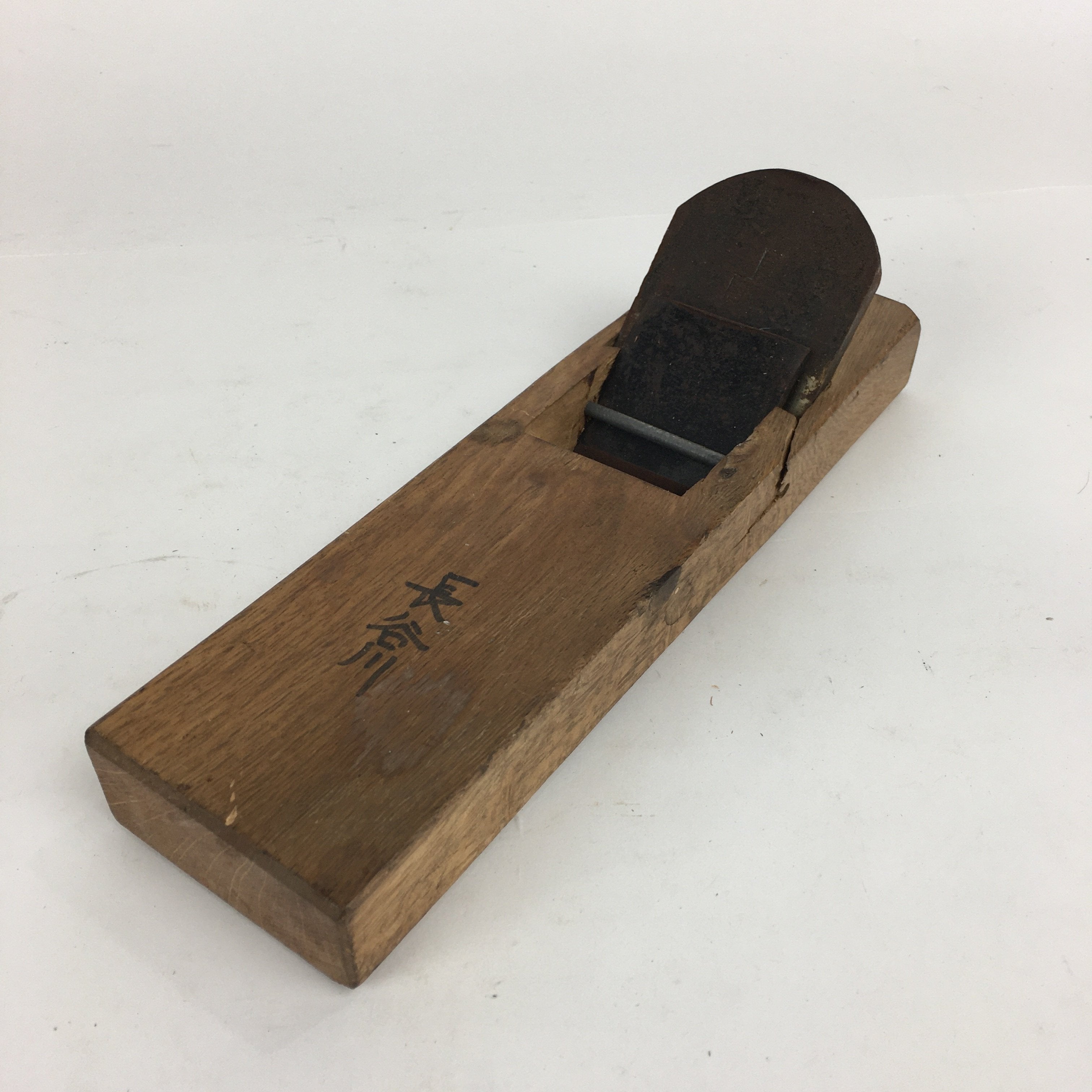 Japanese Hand Plane Hira Kanna Smoothing Vtg Wood Tool 55mm Steel Blade K406