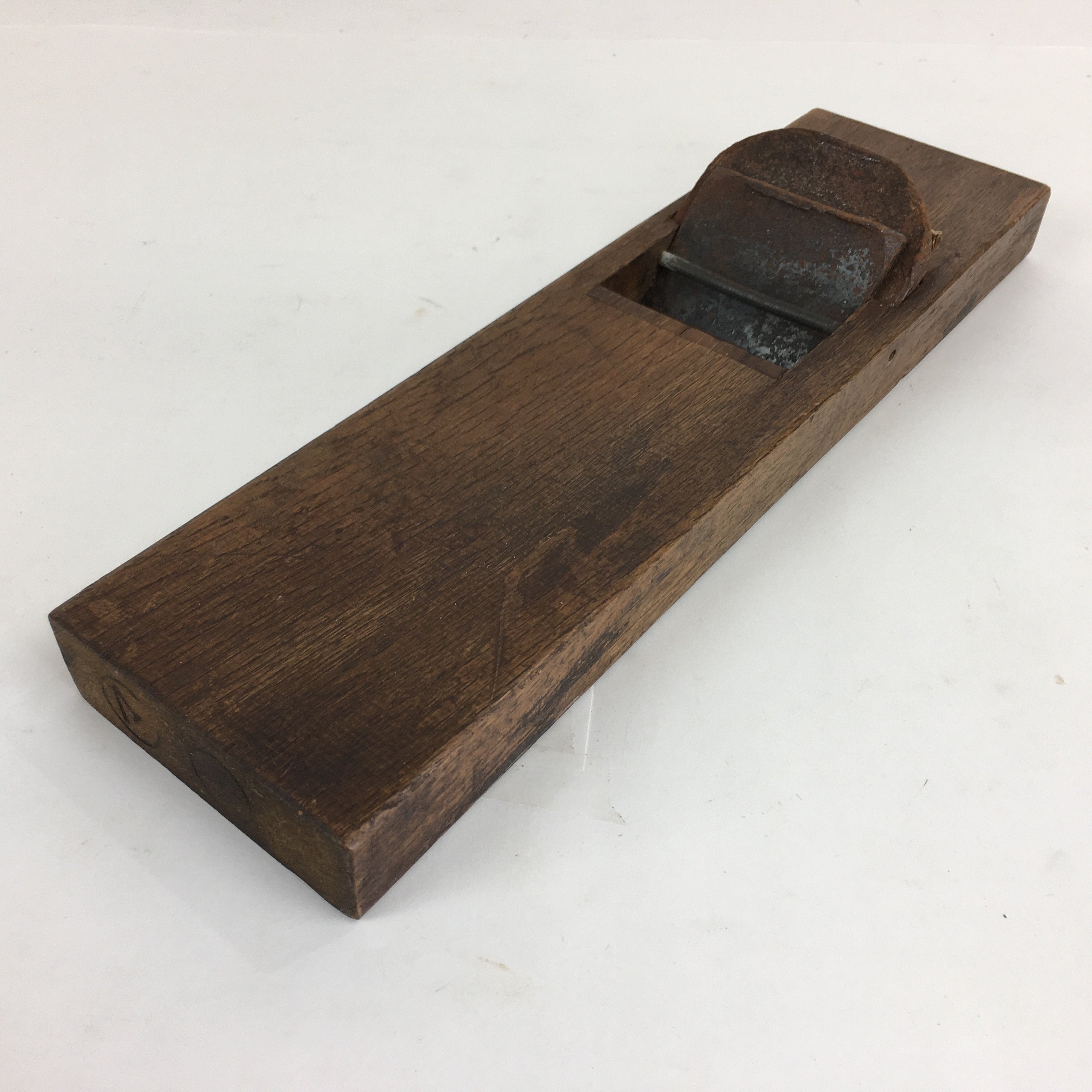 Japanese Hand Plane Hira Kanna Smoothing Vtg Wood Tool 65mm Steel Blade K419