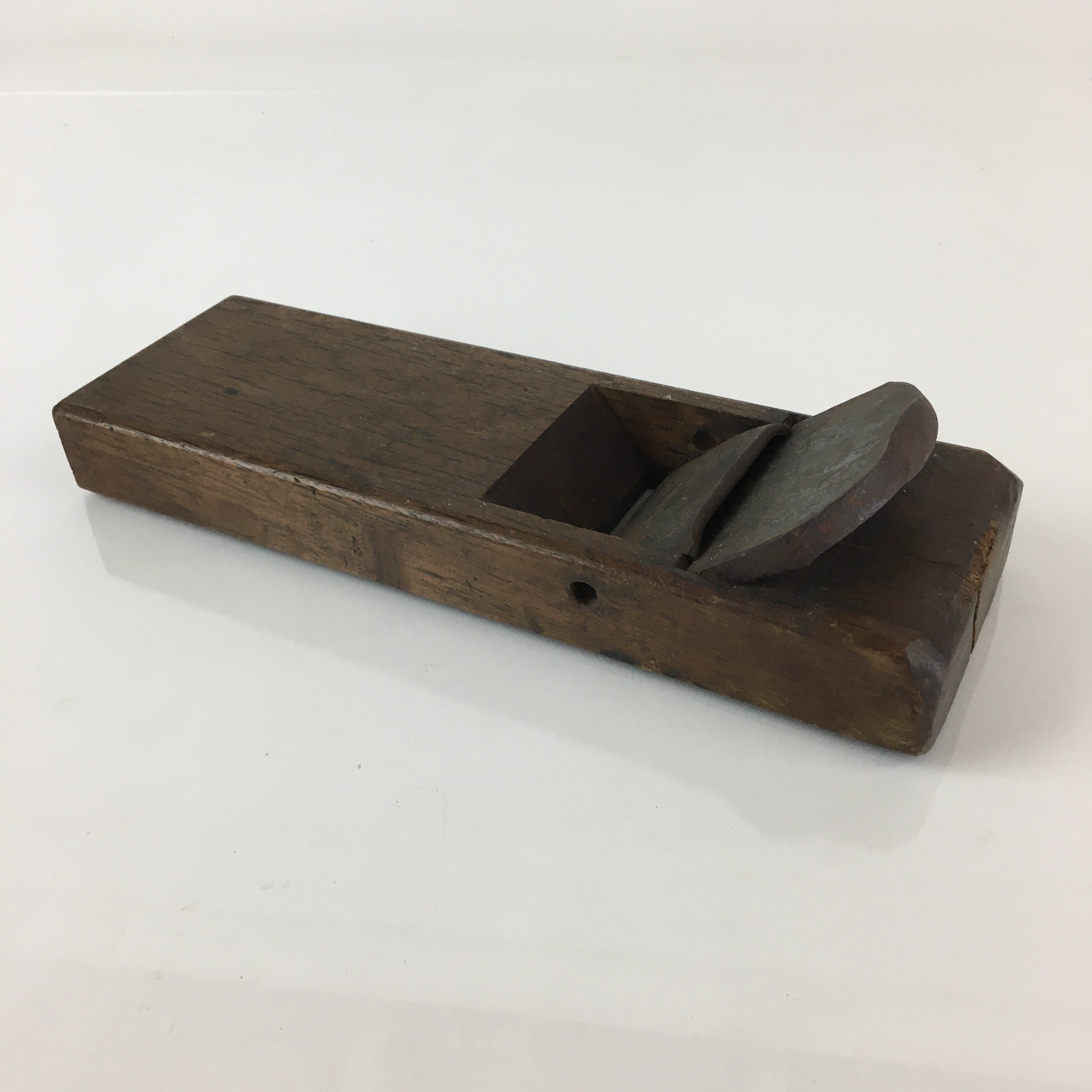 Japanese Hand Plane Hira Kanna Smoothing Vtg Wood Tool 70mm Steel Blade K429