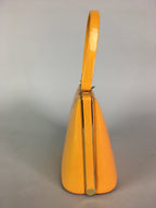 Japanese Handbag Vtg Kimono Accessory Wasou Bag Yellow Flower Design KB20