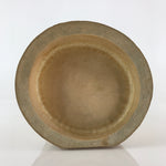 Japanese Handmade Bamboo Tube Soba Plate Vtg Steamer Brown JK403