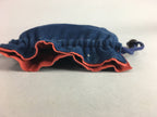 Japanese Handmade Drawstring Bag Pillow Vtg Frame Protection Cotton Purple J678