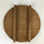 Japanese Handmade Wooden Lidded Bucket Oke Vtg Sushi Pickles JK304